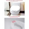 Raised Toilet Seats,Toilet Seat Riser with Safe Lock, Elderly and Handicap Toilet Seat Riser, Round Or Elongated Toilets,Bathroom Safety Extender Assists Disabled, Elderly, Handicapped view 3
