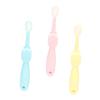 minkissy 3pcs Cartoon Hippopotamus Toothbrush Set Deep Clean Toothbrush Boys and Girls Years Old view 1