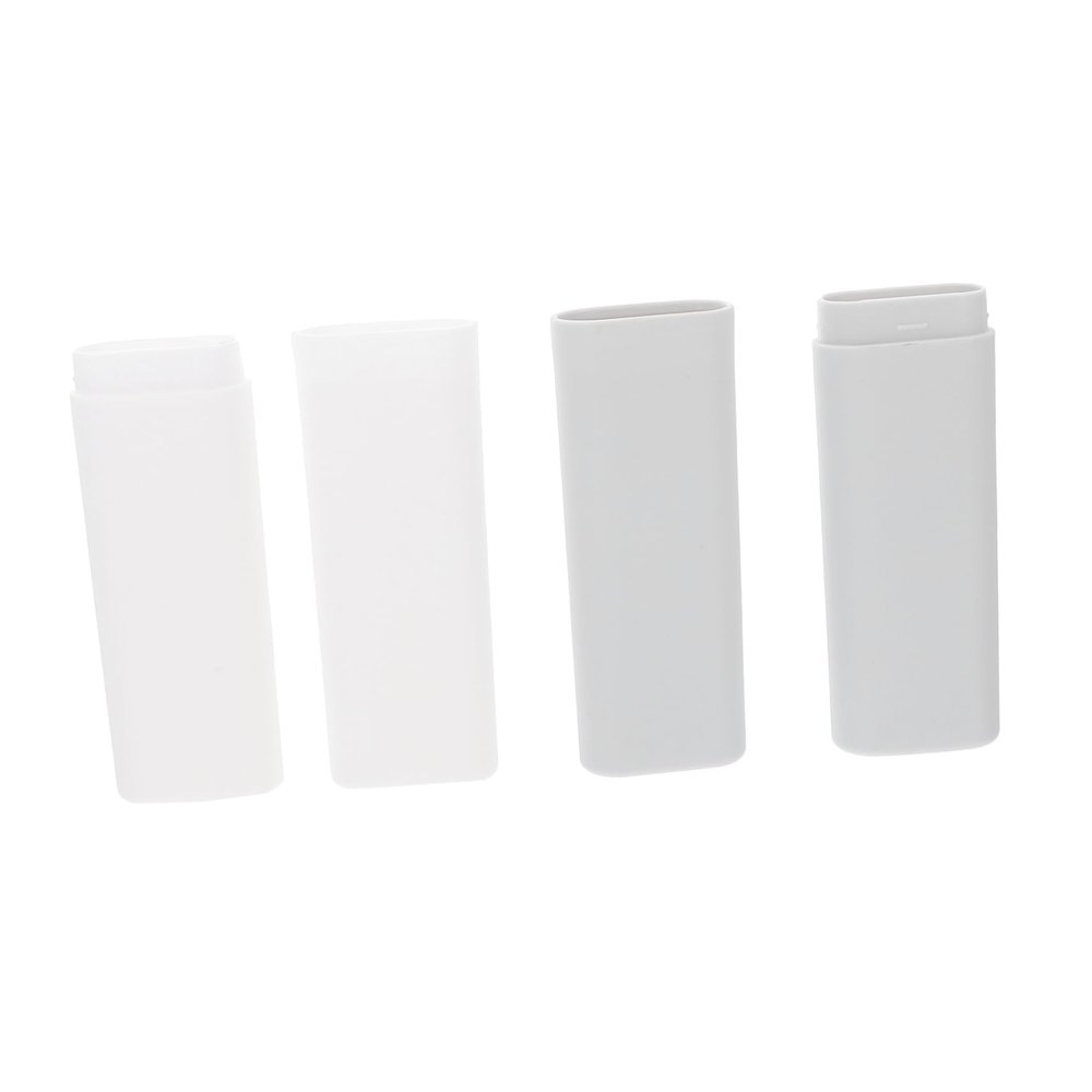minkissy 4pcs Toothbrush Box Portable Breathable Travel Toothbrush Case Holder for Teeth Brush Covers Travel Packing