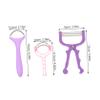 WOONEKY 3pcs Facial Epilator Hair Removal Threading Tools for Women Upper Lip Chin Cheeks Manual Spring Hair Remover Cleaning Random Color view 4