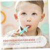 minkissy U-Shaped Non-Slip Toothbrush for Boys and Girls Manual Boys and Girls Teeth Cleaner Soft Bristles Friendly Design for Oral Care view 4