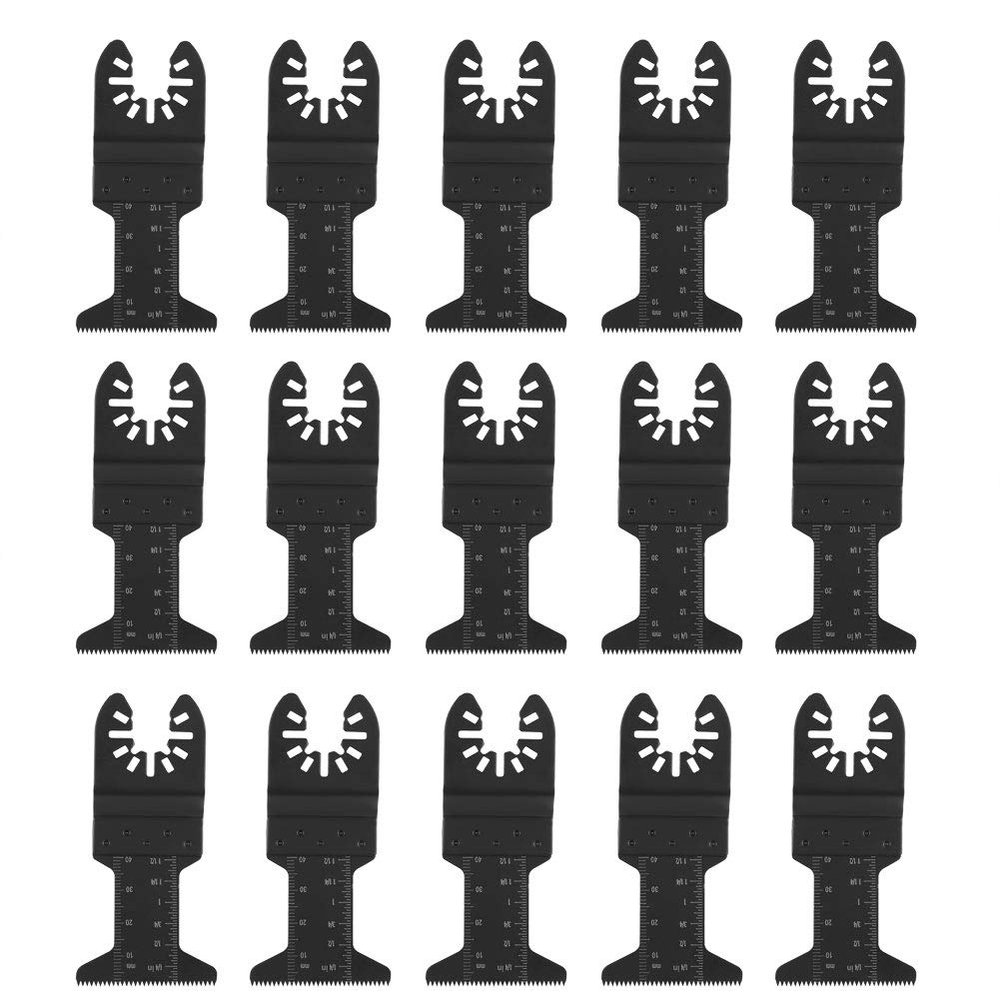 15Pcs 44mm High Carbon Plunge Saw Blades for Cutting Wood, Plastic, Soft Metal