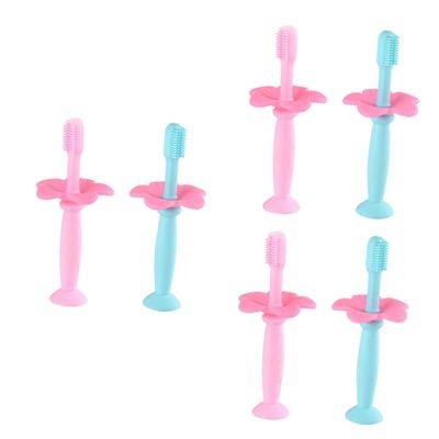 Beaupretty 6pcs Silicone Toothbrush Protective Baffle for Boy Girl Boys and Girls Training Toothbrush Bristles for Oral Care