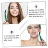 minkissy 3pcs Double-Ended Brush False Teeth Brush for Cleaning Double Sided Toothbrush for Daily Teeth Cleaning Tools Use view 3