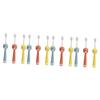 minkissy 12pcs Boys and Girls Toothbrushes Comfortable Boy Girl Toothbrushes for Age Lovely Manual Travel Daily Use view 1