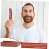 FRCOLOR 3pcs Wooden Mustache Comb Portable Pocket Comb Beard Supply for Household Use for Men Beard Grooming and Hair Styling view 3