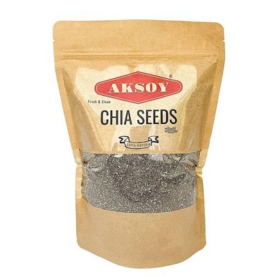 Aksoy Premium Raw Black Chia Seeds, 2.5KG | Non-GMO | Vegan, Keto & Paleo | Nutrient-Dense Seeds with 3g Protein & 5g Fiber for Salads, Yogurt & Smoothies (Packaging May Vary)