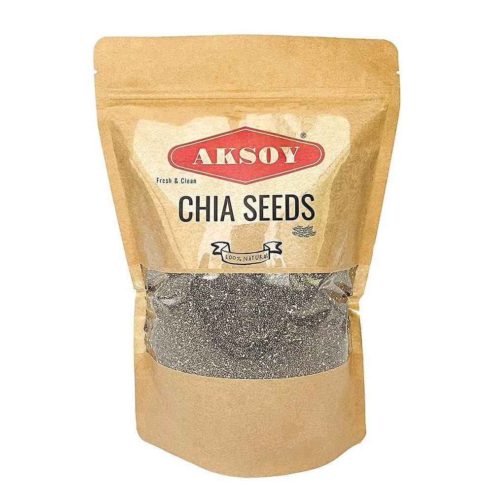 Aksoy Premium Raw Black Chia Seeds, 2.5KG | Non-GMO | Vegan, Keto & Paleo | Nutrient-Dense Seeds with 3g Protein & 5g Fiber for Salads, Yogurt & Smoothies (Packaging May Vary)