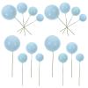 Abaodam 20pcs Balloons Cupcake Toppers Cake Picks for Birthday Party Decorations Multi-Function Cake Decorations Replaceable Design for Balls and Party view 1