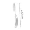 WOONEKY Beard Combs for Men Stainless Steel Folding Mustache Comb Beard Brush Bald Man Static Travel-friendly view 4