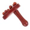 KOMBIUDA Wooden Massager Foot Shape Design for Leg Neck Relief Practical Portable Massage Device Random Color view 2