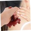 KOMBIUDA Wooden Massager Foot Shape Design for Leg Neck Relief Practical Portable Massage Device Random Color view 3