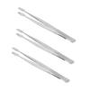 IWOWHERO 3pcs Stainless Steel Stamp Tweezer for Crafting and Eyelash Application Durable and Practical Design for Picking Stamps Beads and Delicate Objects view 1