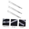 IWOWHERO 3pcs Stainless Steel Stamp Tweezer for Crafting and Eyelash Application Durable and Practical Design for Picking Stamps Beads and Delicate Objects view 2