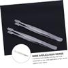 IWOWHERO 3pcs Stainless Steel Stamp Tweezer for Crafting and Eyelash Application Durable and Practical Design for Picking Stamps Beads and Delicate Objects view 4