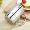 Fdit Beer Mug Doublelayer Cup Milk Cup Double Wall Coffee Mug for Mugs Bar Handy Sports Nutrition Shaker Bottles view 3