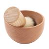 Shaving Brush Bowl Kit, Men Shaving Brush Set Fine Polished Multipurpose Soft Bristles for Home for Travel view 1