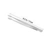 Beatifufu Stainless Steel Stamp Tweezer and False Eyelash Tweezer Set, 3pcs Portable Nipper for Precise Stamp Handling and Eyelash Application, Finish for Philately and Beauty Care view 4
