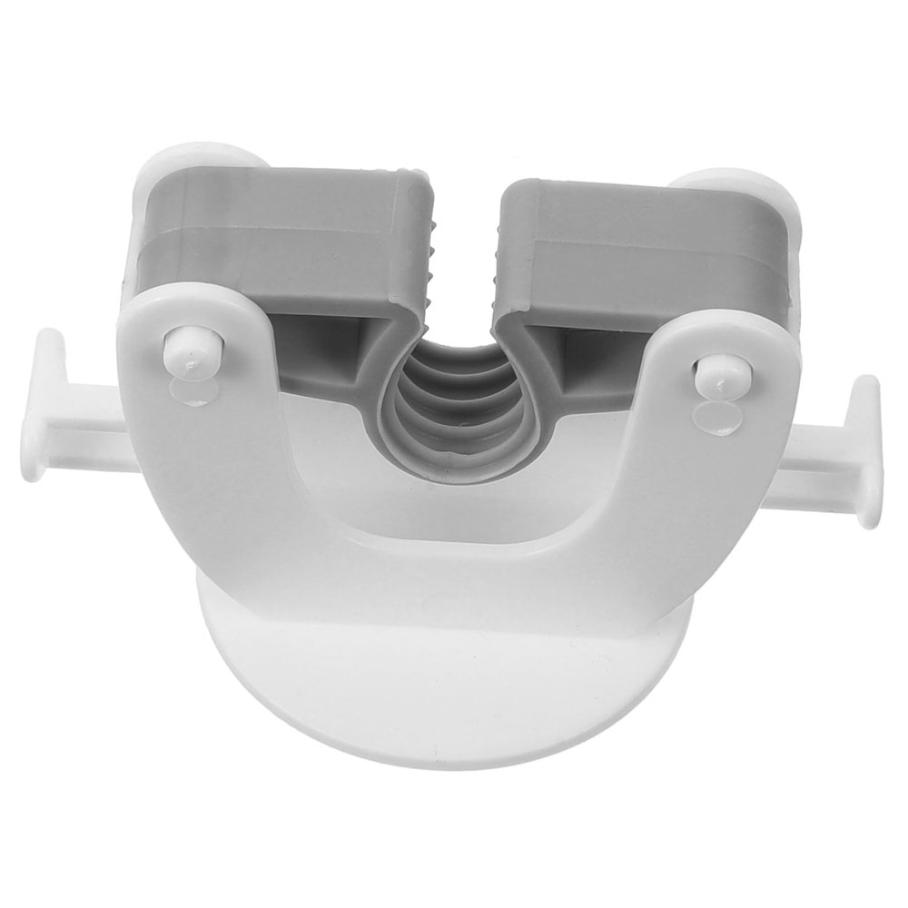 minkissy Multifunctional Mop Clamp Plastic Mop Shelf Antislip Buckle for Secure Use Random