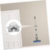 minkissy Multifunctional Mop Clamp Plastic Mop Shelf Antislip Buckle for Secure Use Random view 4
