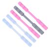 minkissy 5pcs Adjustable Ear Saver Mask Hook Reusable Silicone Earband Extender Compatible with Face Masks Reduces Ear Pressure Random Colors view 1