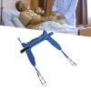 Patient Lifting Sling, Heavy Duty Positioning Bed Strap, Breathable, Adjustable, 3 Positions, Secure Nylon Buckle for Hospital (M for Size 11 12 13) view 4