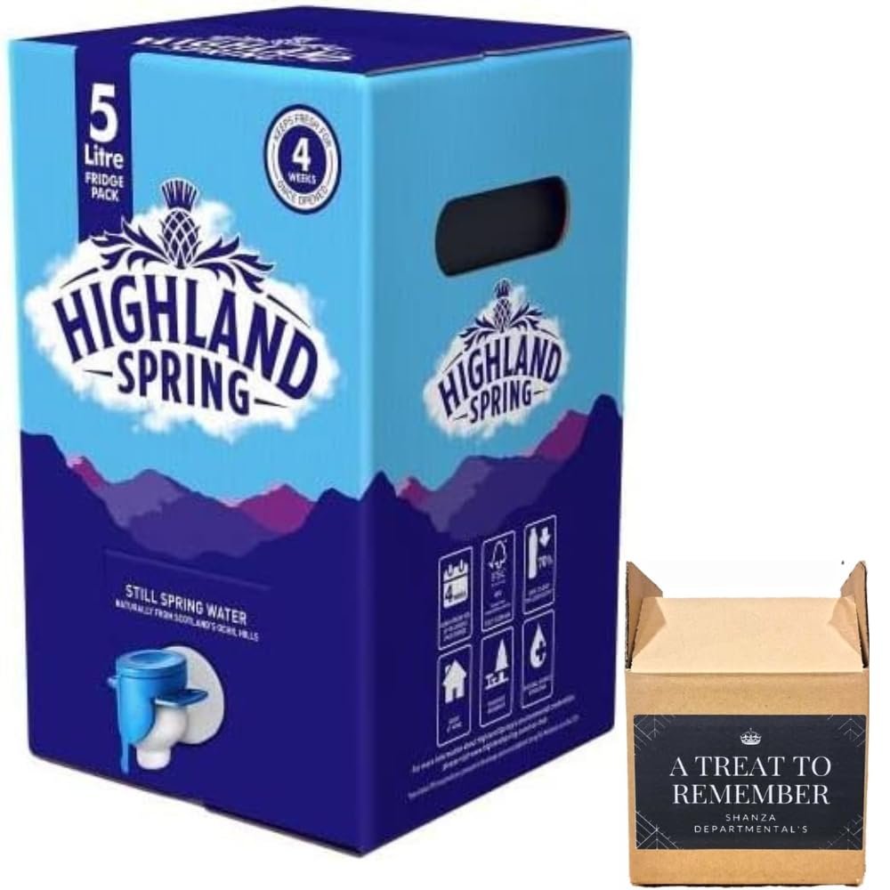 SHANZA DEPARTMENTAL'S Highland Spring Still Spring Water, (5 Litre, Highland Spring Still Spring Water)