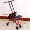 Folding Rollator Shopping Rollator Seniors Walker Lightweight Walking Frame Aid Mobility Trolley Stroller Scooter Foldable with Seat and Bag 4 Wheels for Eldly view 3
