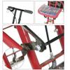 Folding Rollator Shopping Rollator Seniors Walker Lightweight Walking Frame Aid Mobility Trolley Stroller Scooter Foldable with Seat and Bag 4 Wheels for Eldly view 4