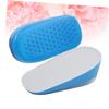 minkissy Heightening Insole Breathable Pu Soft Mesh Half Shoe Pad for Foot Care Gel Shoes Insert for Comfort view 2
