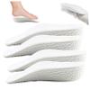 2 Pairs Height Increase Insoles Heightened by 1.38 Inch Height Increasing Insoles Height Boosters, Breathable Eva Height Boosters Sweat and Shock Absorption Shoe Height Inserts for Women White view 3