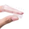 Baby Finger Toothbrush for Training Teething Infant Finger Toothbrush Safe and Gentle Silicone Baby Toothbrush Set for Early Oral Hygiene Training view 4