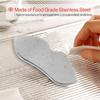 3PCS Stainless Steel Gua Sha Scraping Massage Tool - Metal Gua Sha Stone with 304 Stainless Steel Gentle Edges for Facial, Eye, Neck & Body - GuaSha Comb Tool for Effective Skincare and Relaxation view 3