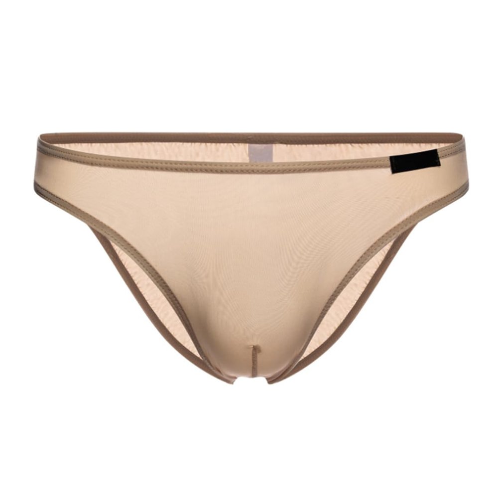 Adefeect Briefs Men's Erotic Ice Silk Underwear Sexy Temptation Underpants Breathable Sexy Bikini, colour, M