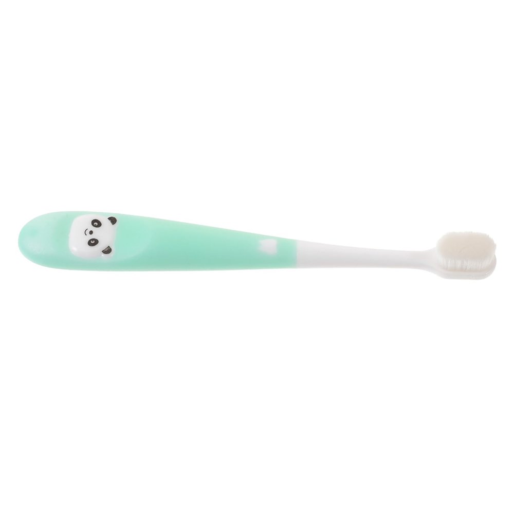 Beavorty Kids Toothbrush with Supple Bristles and Simple Shape Made of PP and TPR Material, Safe for Kids Teeth, Includes Bucket for Easy Cleaning, Suitable for Babies and Children
