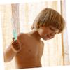 Beavorty Kids Toothbrush with Supple Bristles and Simple Shape Made of PP and TPR Material, Safe for Kids Teeth, Includes Bucket for Easy Cleaning, Suitable for Babies and Children view 3