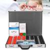 DPLXFPP 266 pcs Optical Trial Lens Set Optometry Kit, Aluminum Case Trial Frame Optometry Optician Test, Metal Optometry Optical Frame with Lens and Aluminium view 1