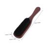 FOMIYES Men's Wooden Hair Brush Boar Bristles for Detangling and Beard Grooming Curly Hair Styling Comb Portable Travel Brush view 2