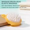 1/2 Massage Shampoo Brush - Scalp Cleansing Brush, Shower Head Scalp Scrubber | Comfortable Hair Shampoo Brush, Skin Friendly Hair Scrub Massager Tool for Women Men Scalp Care Hair Growth view 3
