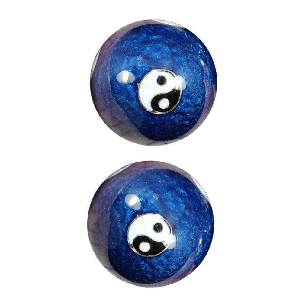 ORFOFE Stress Relief Handballs Hand Massager Exercise Ball Massage Balls Traditional Chinese Handballs