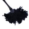 Oikabio 3Pc Fashion Turkey Duster with Black Plastic Handle Cleaning Tool(Black) 35cm view 2