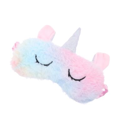 Anneome 1pc Adorable Plush Eye Soft Nap Eye Shade Blindfold for Comfortable Sleep Travel Camping Washable Skin-Friendly Design Elastic Band for All