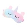 Anneome 1pc Adorable Plush Eye Soft Nap Eye Shade Blindfold for Comfortable Sleep Travel Camping Washable Skin-Friendly Design Elastic Band for All view 1