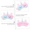 Anneome 1pc Adorable Plush Eye Soft Nap Eye Shade Blindfold for Comfortable Sleep Travel Camping Washable Skin-Friendly Design Elastic Band for All view 3