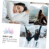 Anneome 1pc Adorable Plush Eye Soft Nap Eye Shade Blindfold for Comfortable Sleep Travel Camping Washable Skin-Friendly Design Elastic Band for All view 4