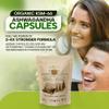 Ashwagandha KSM-66 Capsules | Max Strength 7200mg per Capsule | Up to 400% Higher Potency | Stress & Anxiety Relief, Improved Endurance & Better Sleep | Organic & Vegan | MySuperfoods view 3