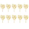 10 Pcs Acrylic Cupcake Toppers Happy Mothers Day Cake Decorations For Mother's Day Party Decor Supplies view 2