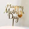 10 Pcs Acrylic Cupcake Toppers Happy Mothers Day Cake Decorations For Mother's Day Party Decor Supplies view 3