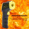 ANKROYU Thermometer, ABS Plastic Infrared with LCD Display Industrial Thermometer, Temperature Measuring Guns Infrared, LCD Thermometer for Cooking, Home Repairs(yellow) view 2