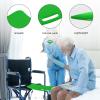 Curved Plastic Wheelchair Transfer Board Patient Slide Assist Device for Transferring Patient or Handica Curved Transfer Board 3 Cut Out Handles Hold up to 440Lbs Seated Transfer Board view 3